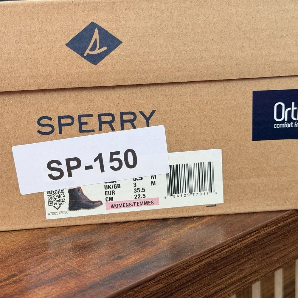 Sperry Maritime Repel Snow Boot Women's Size 5.5 Insulated Orthopedic New w/ Box